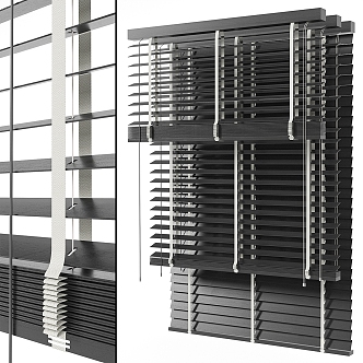 Modern blinds 3d model