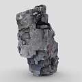 Stone 4 Stone Block Ore Rock Reef Boulder Stone Material Sample 3d model