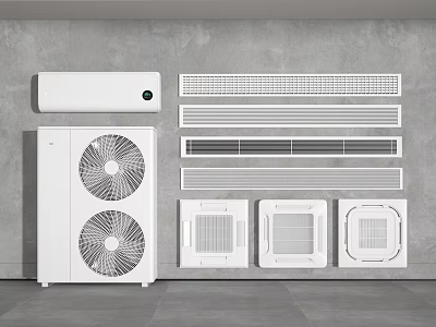 Modern air conditioner air outlet air conditioner air outlet air conditioner external unit central air conditioner hanging air conditioner 3d model