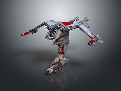 Modern Fighter Science Fiction Fighter Science Fiction Fighter Space Fighter 3d model