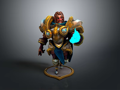 Western Samurai Western Warrior Western Hero Western Warrior Knight Hero Ancient Warrior Paladin 3d model