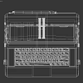 Durable Rugged Laptop Device With Built In Keyboard And Display Screen