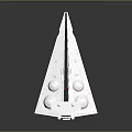 Futuristic White Aircraft With Sleek Design Black Stripes And Blue Undercarriage Details