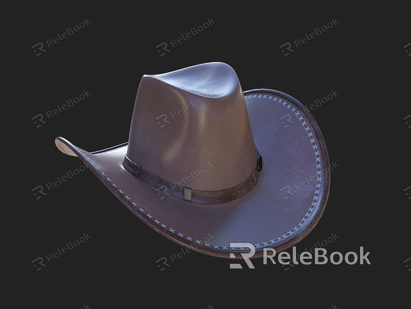 modern hat cowboy hat model