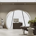Modern Fashion Clothing Store Interior Design With Mannequins Green Plants And Stylish Decor