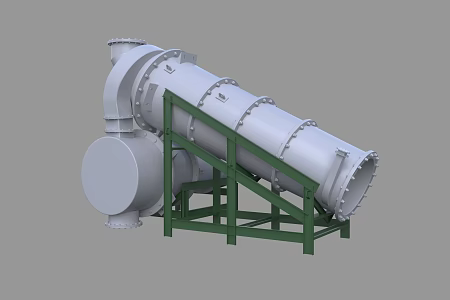 Heavy medium cyclone Heavy medium cyclone No coal Heavy medium separation system 3d model