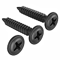 Black Phillips Head Self Tapping Screws Essential Hardware Tools For Fastening