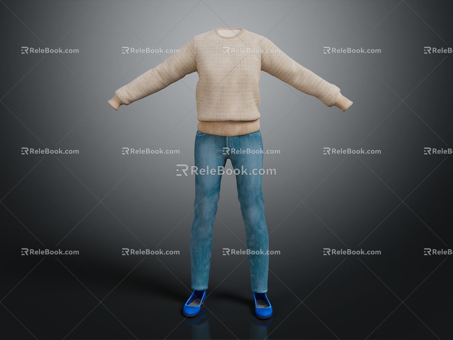 Sweat Casual suit Daily suit Casual Wear 3d model