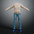 Sweat Casual suit Daily suit Casual Wear 3d model