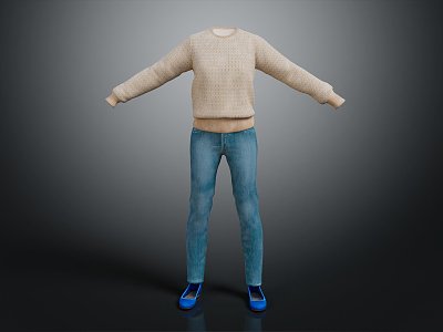 Sweat Casual suit Daily suit Casual Wear 3d model