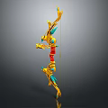 Crossbow Crossbow Crossbow Crossbow Mechanical Crossbow Shift Bow and Arrow Shoot Far Equipment Weapons High-tech Crossbow 3d model
