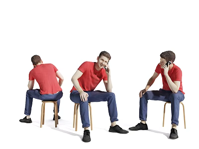 modern man character 3d model modern man character 3d model