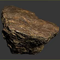 Natural Stone With Rough Surface And Brown Texture For Home Decor Projects 3d model