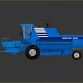 New Holland Blue Agricultural Combine Harvester For Farm Harvesting Operations