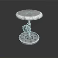 Vintage Industrial Metal Stool Design With Gear Detail Round Seat Base
