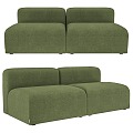 Delo sofa stool 3d model