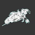 Futuristic Armored Car with Mechanical Exterior Transparent Cockpit and Sci Fi Design