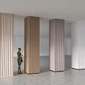 Texture board column 3d model