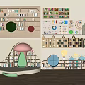 Colorful Kids Bookcase With Open Shelves And Playful Storage Design