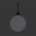 Wooden Bucket With Metal Hoops And Silver Top As Practical Household Item