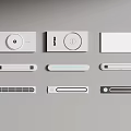 Yuba linear Yuba square lamp 3d model