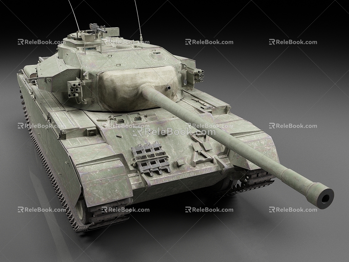 Swedish tank strv81 medium tank vintage tank tank 3d model