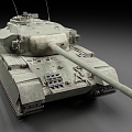 Swedish tank strv81 medium tank vintage tank tank 3d model