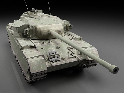 Swedish tank strv81 medium tank vintage tank 3d model