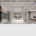 Elegant Modern Luxury Real Estate Sales Office With Artistic Chandelier And Property Sand Table