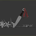 Hidden weapons darts ninja darts ninja weapons ancient weapons cold weapons medieval items 3d model
