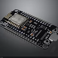 Advanced Electronic Development Board With Integrated Chip Pins And Components