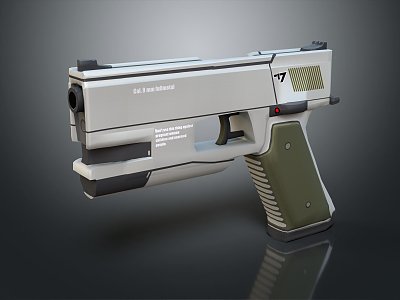 Modern Gun Sci-Firearms Sci-Fi Game Gun Games Firearms Game Gun 3d model