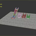 Modern Elevator And Escalator Models Featuring Metal Frames And Glass Components For Commercial Buildings