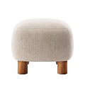 sofa stool pouf 3d model