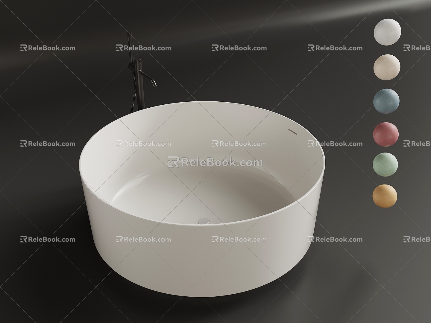 Bathtub Tub Integrated Bathtub Independent Bathtub 3d model