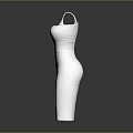 White Fitted Dress With Spaghetti Straps Ruched Waist And Elegant Silhouette