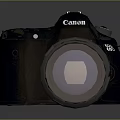 DSLR Camera Card Machine Digital Camera Digital Camera Photographic Equipment 3d model