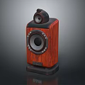 Wooden Home Speaker With Modern Design And Top Small Speaker Unit
