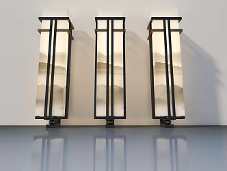 Art Table Lamp 3d model