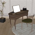 Modern French Dresser 3d model