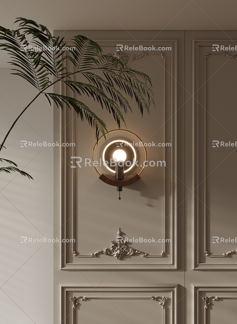 Wall wall lamp 3d model