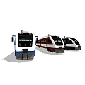 Modern Train 3d model