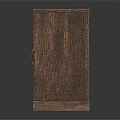 Wooden Entryway Console Cabinet with Storage Doors and Open Shelves Natural Brown Finish Modern Design