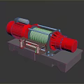 Red Vehicle Tire With Silver Rim And Stable Base Display Model