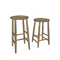 Modern Bar Stool 3d model