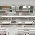Old Ox Toy Store Interior With Display Shelves And Staircase Design