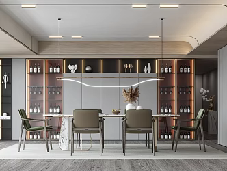 Modern Restaurant 3d model
