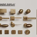 Brass Door Handles Display With Various Styles And Different Designs For Home
