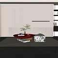 Modern coffee table coffee table combination 3d model