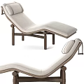 Modern Lounge Chair Design With Padded Backrest And Wooden Frame
